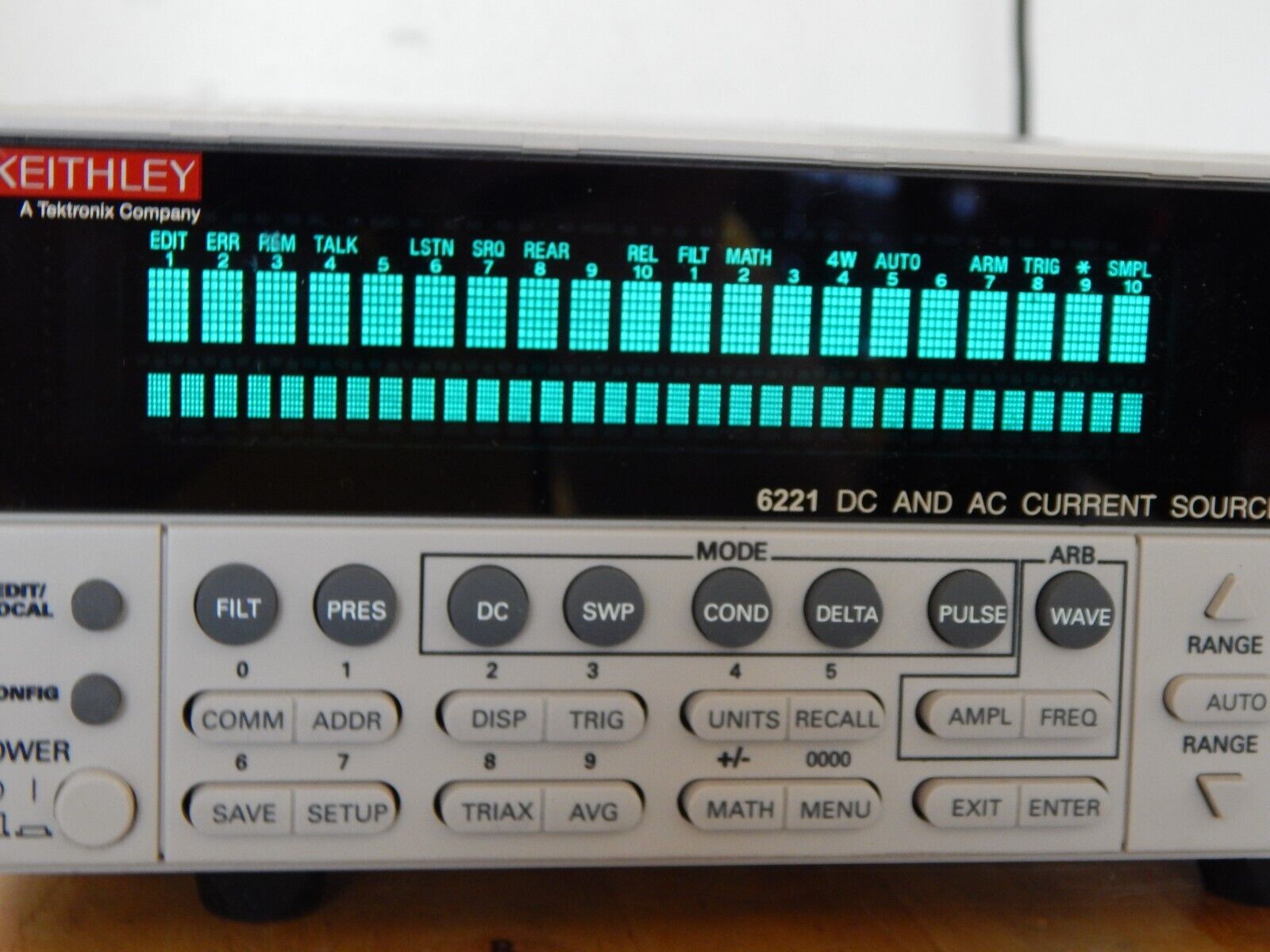 Keithley 6221 AC & DC Current Source (US Dealer, No 25% Tariff) NIST cal w/data Keithley 6221 AC & DC Current Source (US Dealer, No 25% Tariff) NIST cal w/data